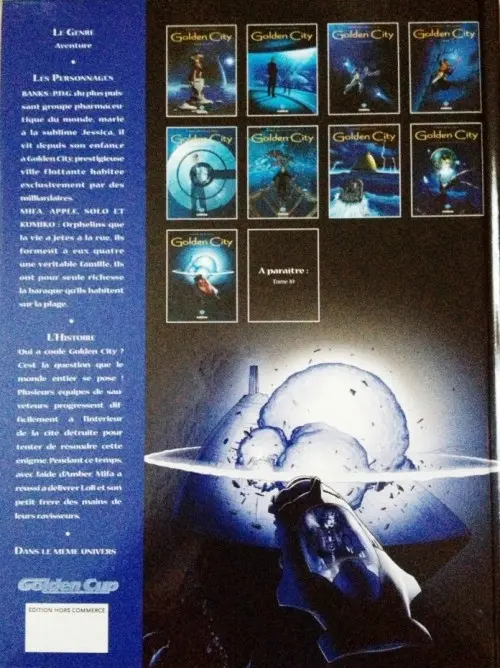 Verso de l'album Golden City Tome 9 L'Énigme Banks