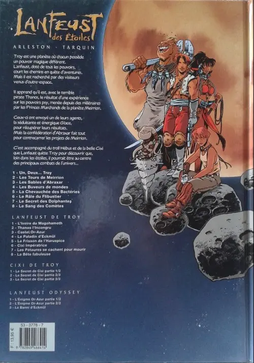 Verso de l'album Lanfeust des Étoiles Tome 6 Le râle du flibustier