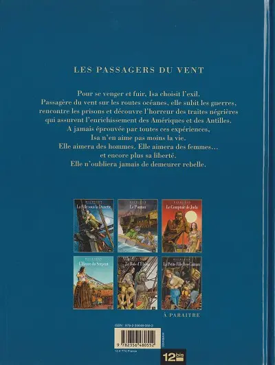 Verso de l'album Les Passagers du vent Tome 1 La Fille sous la Dunette