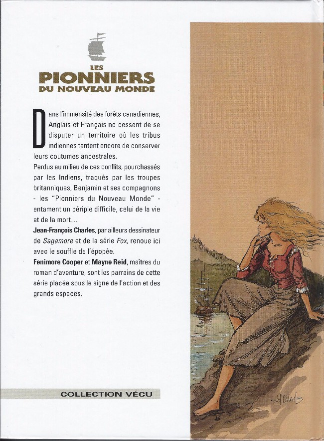Verso de l'album Les Pionniers du Nouveau Monde Tome 2 Le grand dérangement