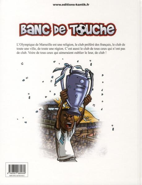 Verso de l'album Banc de touche Tome 3 Marseille