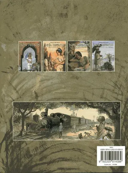 Verso de l'album India dreams L'intégrale