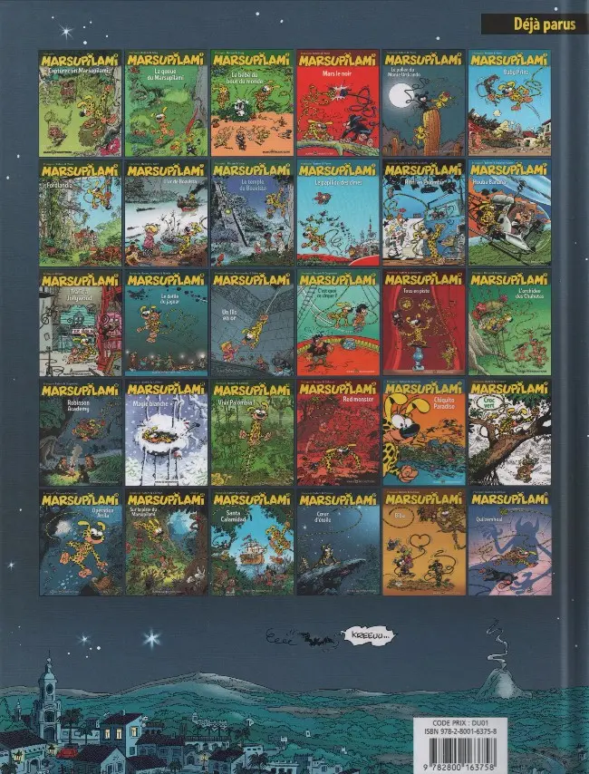 Verso de l'album Marsupilami Tome 29 Quilzèmhoal