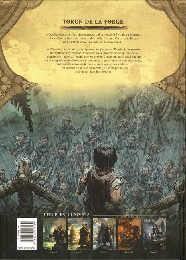 Verso de l'album Nains Tome 11 Torun de la Forge
