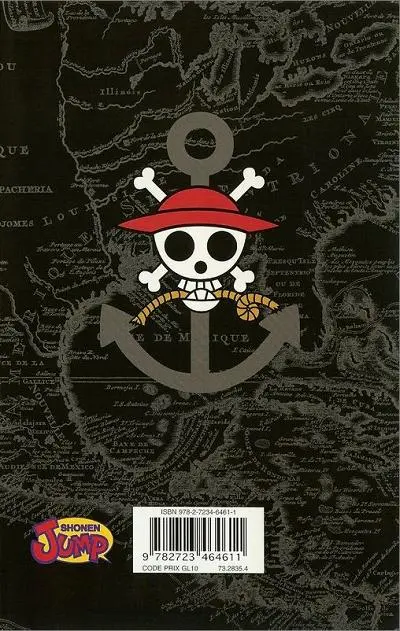 Verso de l'album One Piece Tome 46 À l'aventure sur l'île fantôme