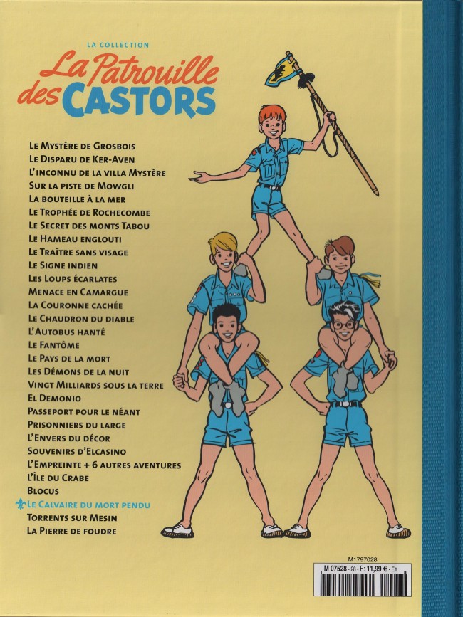 Verso de l'album La Patrouille des Castors La collection - Hachette Tome 28 Le calvaire du mort pendu