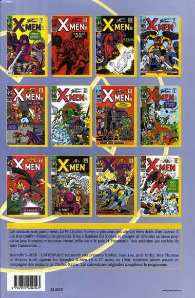Verso de l'album X-Men L'intégrale Tome 15 1966