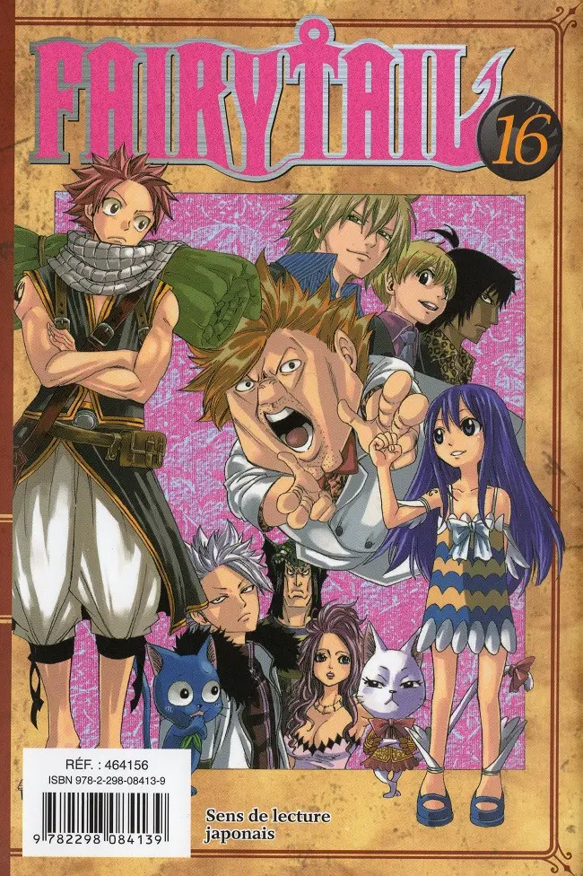 Verso de l'album Fairy Tail 15-16