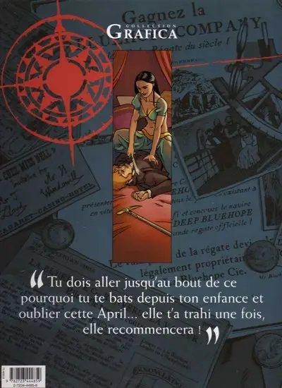 Verso de l'album Bluehope Tome 3 A mâts et à cordes
