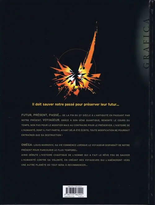 Verso de l'album Voyageur Tome 13 Omega