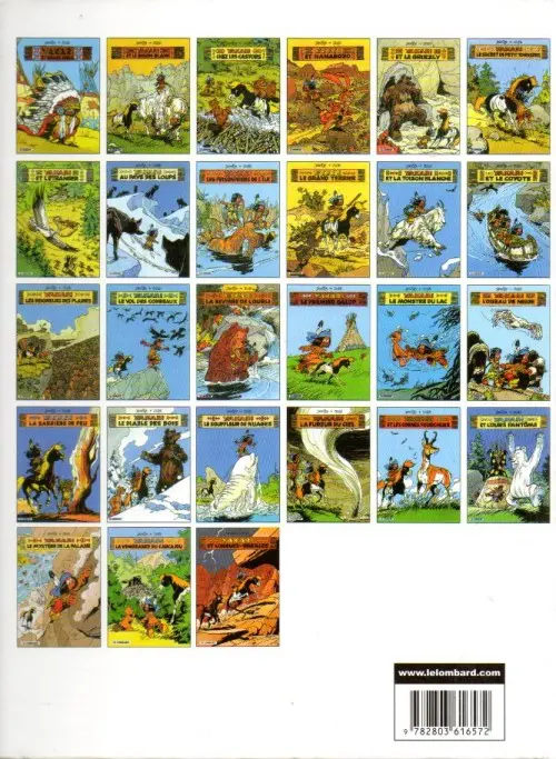 Verso de l'album Yakari Tome 27 Yakari et Longues-oreilles
