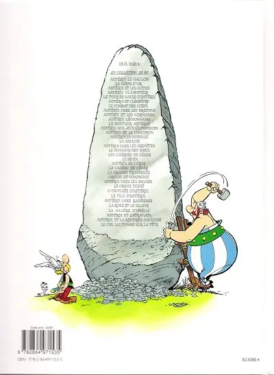 Verso de l'album Astérix Tome 32 Astérix et la rentrée gauloise