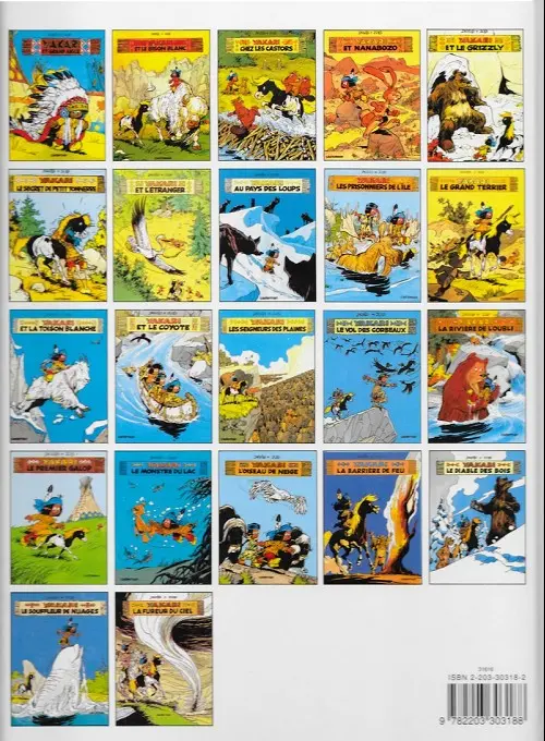 Verso de l'album Yakari Tome 18 L'oiseau de neige