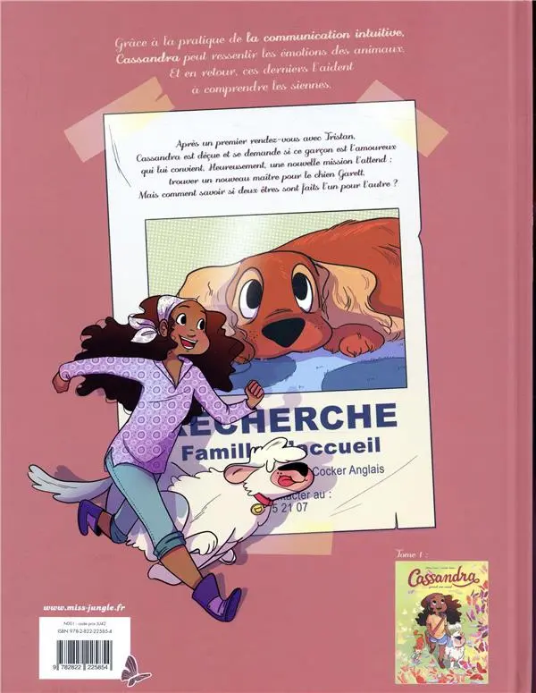 Verso de l'album Cassandra Tome 2 Du rêve à la réalité