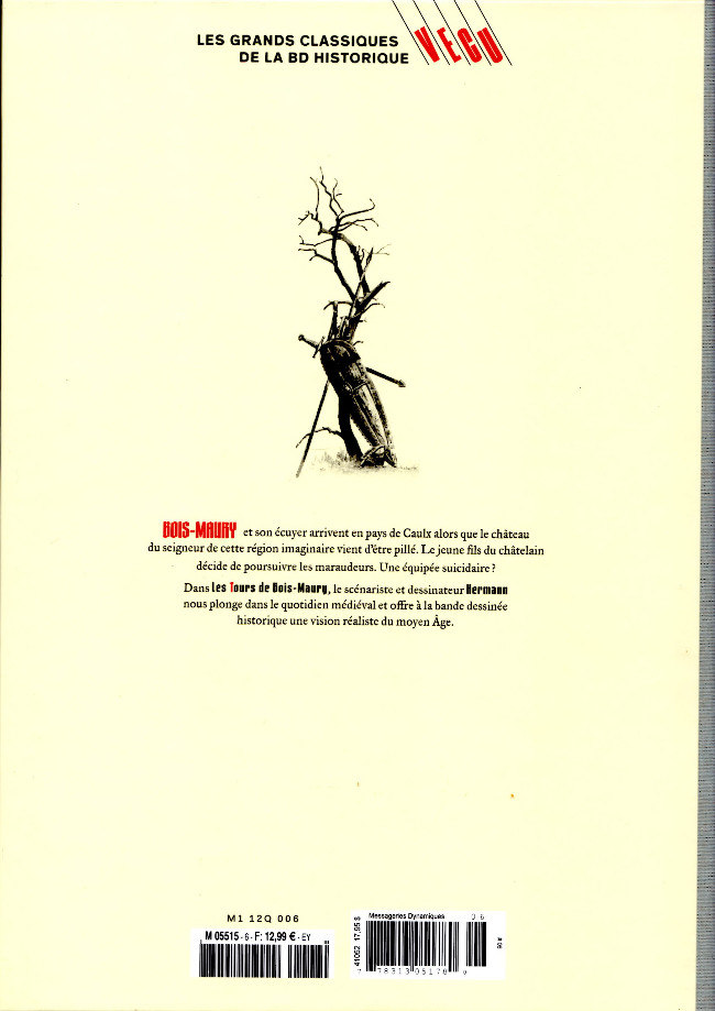 Verso de l'album Les grands Classiques de la BD Historique Vécu - La Collection Tome 7 Les Tours de Bois-Maury - Tome II : Éloïse de Montgri