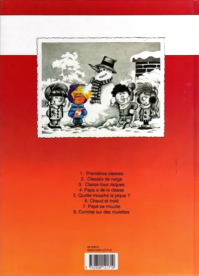 Verso de l'album Cédric Tome 8 Comme sur des roulettes