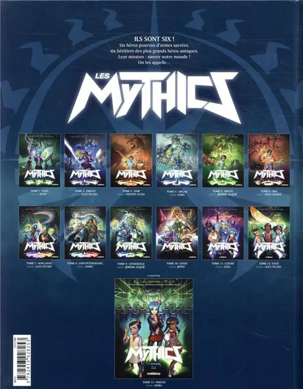 Verso de l'album Les Mythics Tome 12 Envie