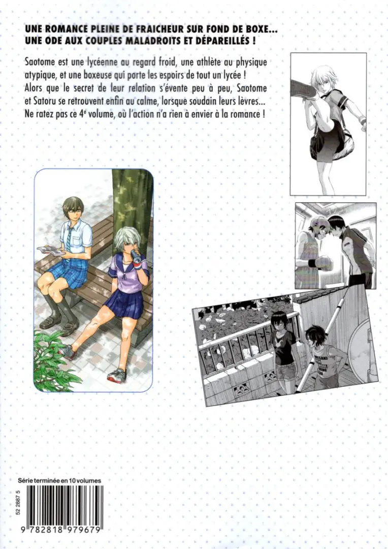 Verso de l'album Saotome - Love & Boxing 4