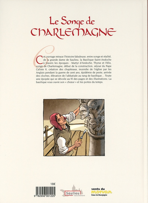 Verso de l'album Le songe de Charlemagne
