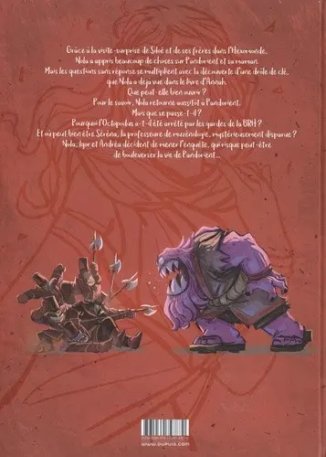Verso de l'album La Boîte à musique Tome 4 La mystérieuse disparition
