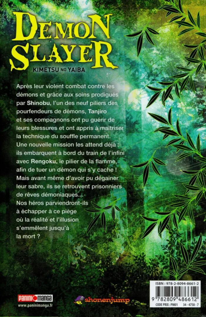 Verso de l'album Demon Slayer - Kimetsu no yaiba 7
