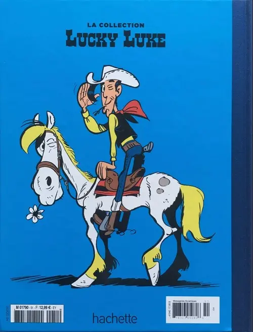 Verso de l'album Lucky Luke La collection Tome 51 Sur la piste des Dalton