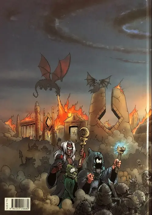 Verso de l'album Le Donjon de Naheulbeuk Tome 25