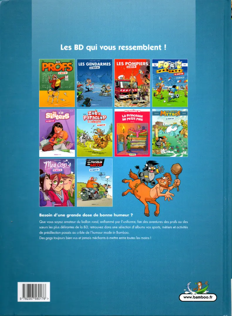 Verso de l'album Les Petits Mythos Le best of