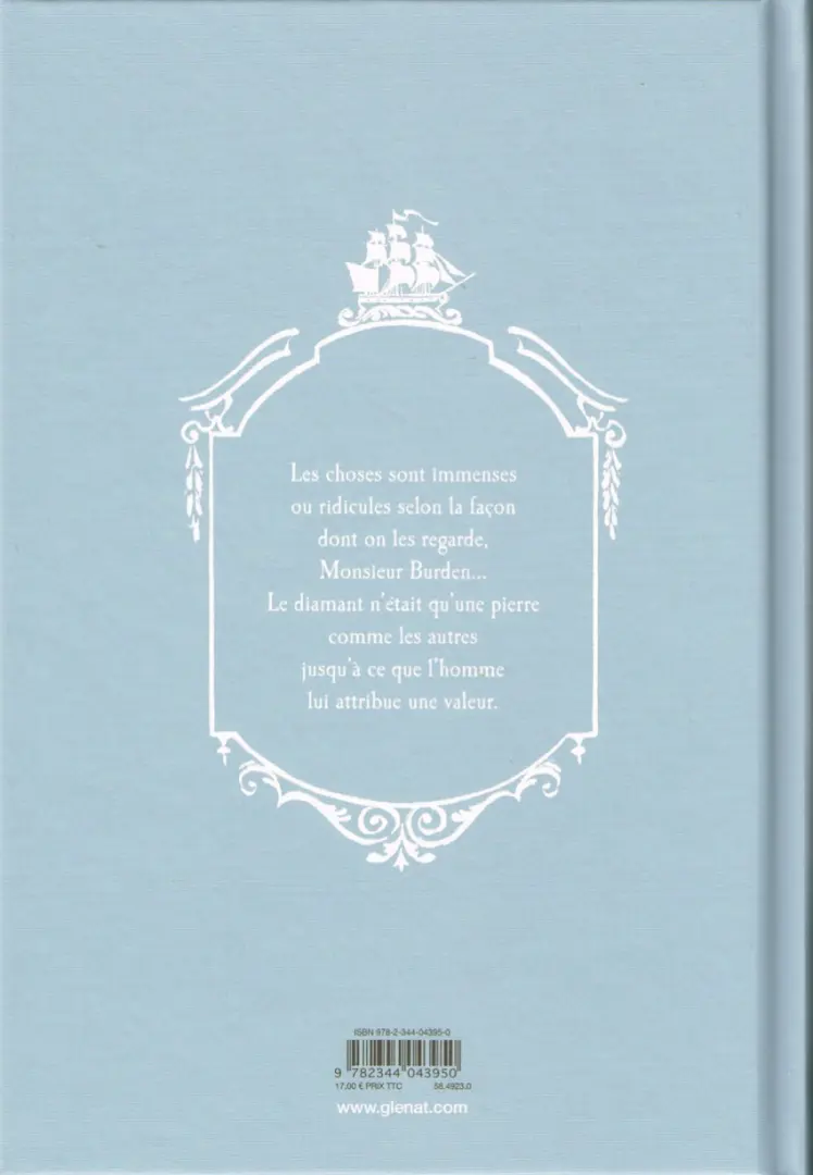 Verso de l'album Les filles des Marins Perdus Livre I