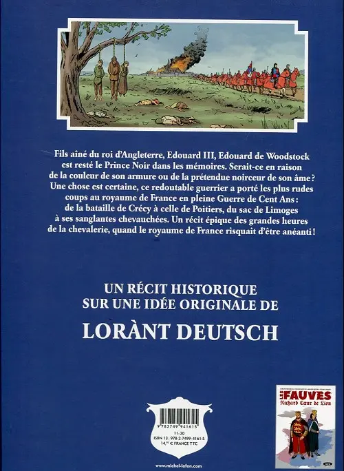 Verso de l'album Les fauves Tome 2 Le prince noir