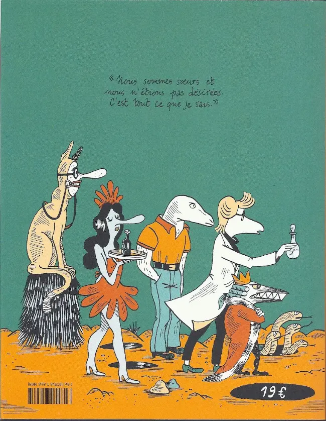 Verso de l'album Gousse & Gigot