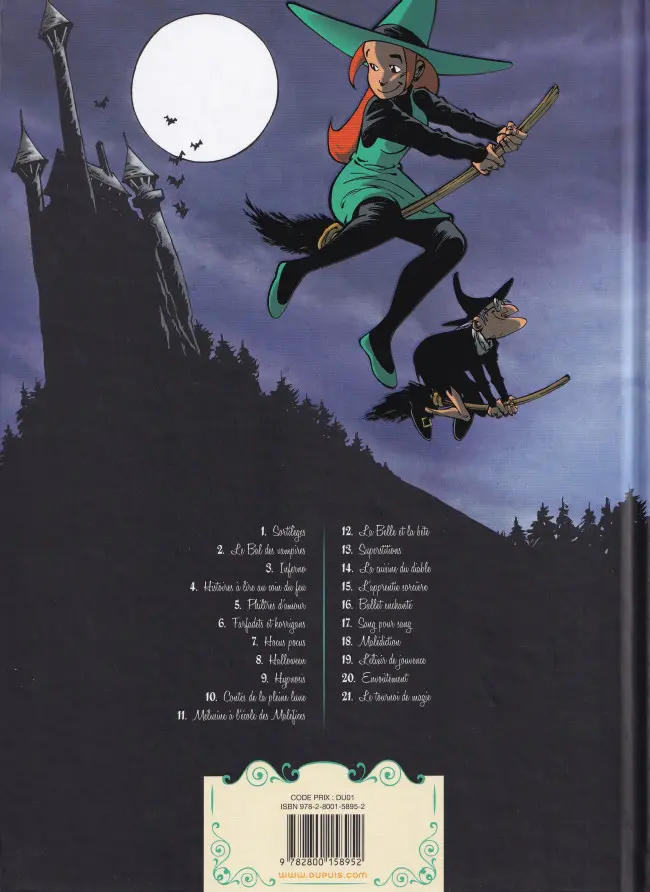 Verso de l'album Mélusine Tome 10 Contes de la pleine lune