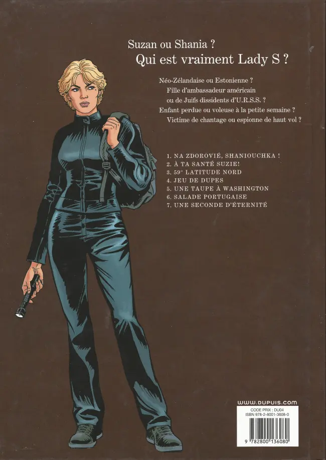 Verso de l'album Lady S. Tome 1 Na zdorovié, Shaniouchka !