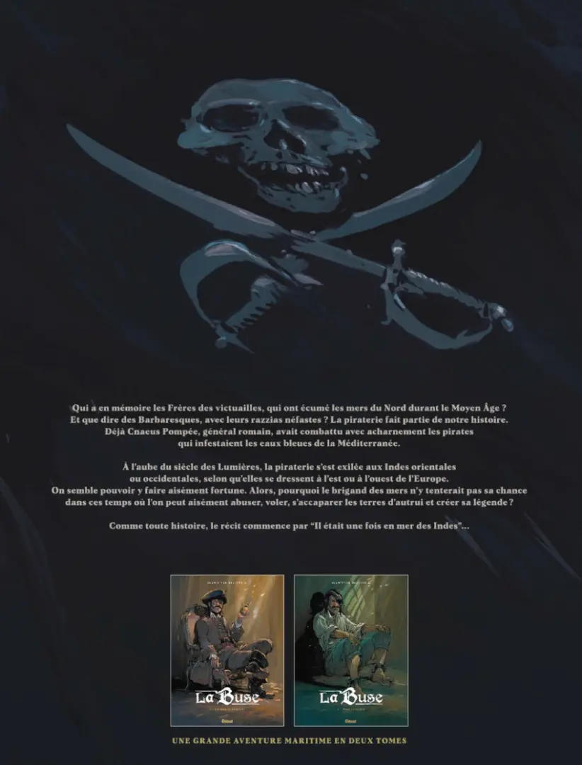Verso de l'album La Buse 1 La Chasse au trésor