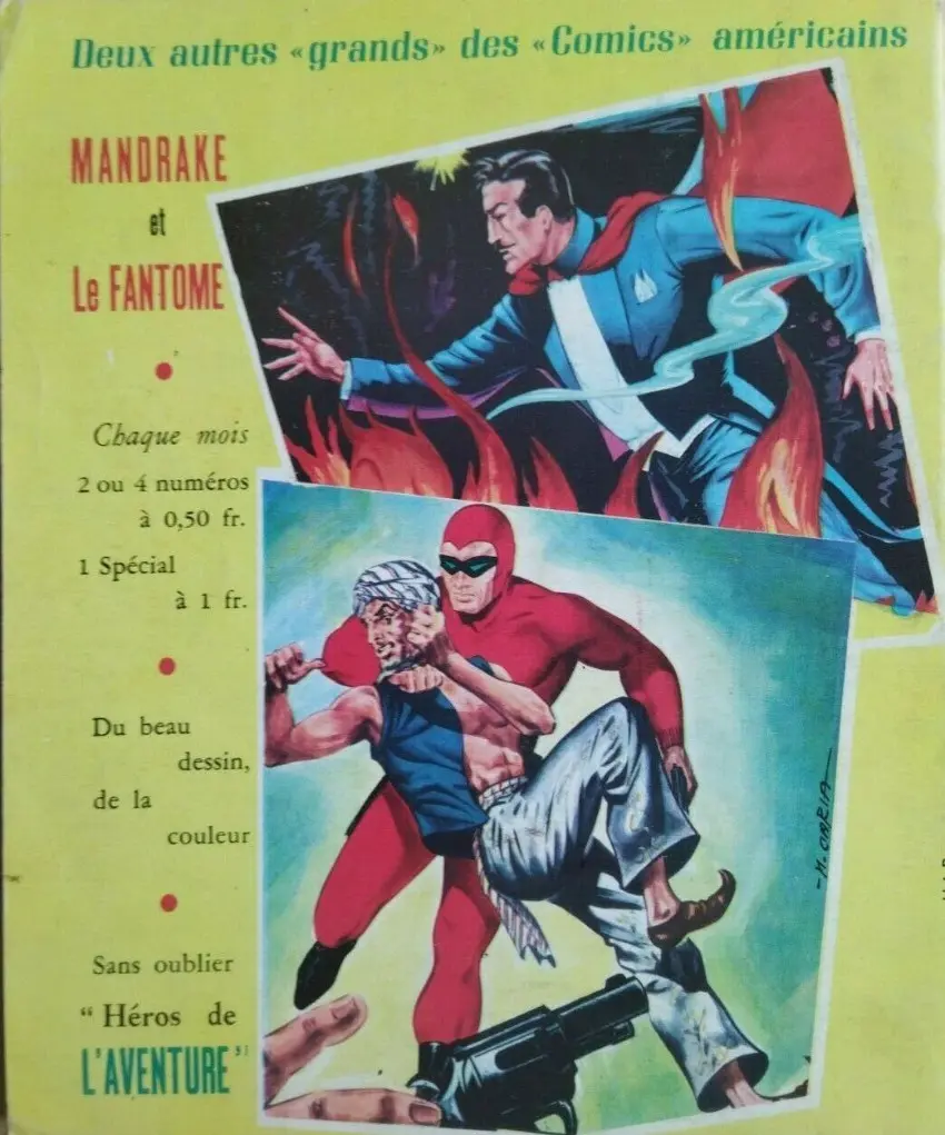 Verso de l'album Prince Valiant Album N° 1