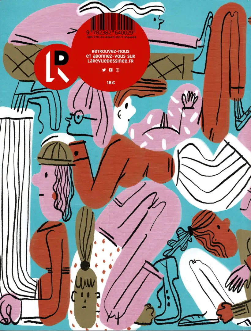 Verso de l'album La Revue dessinée #34