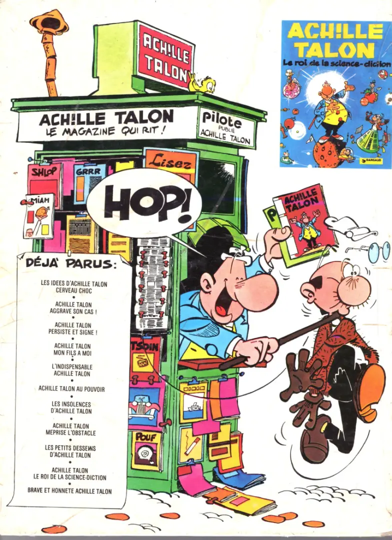 Verso de l'album Achille Talon Tome 9 Les petits desseins d'Achille Talon