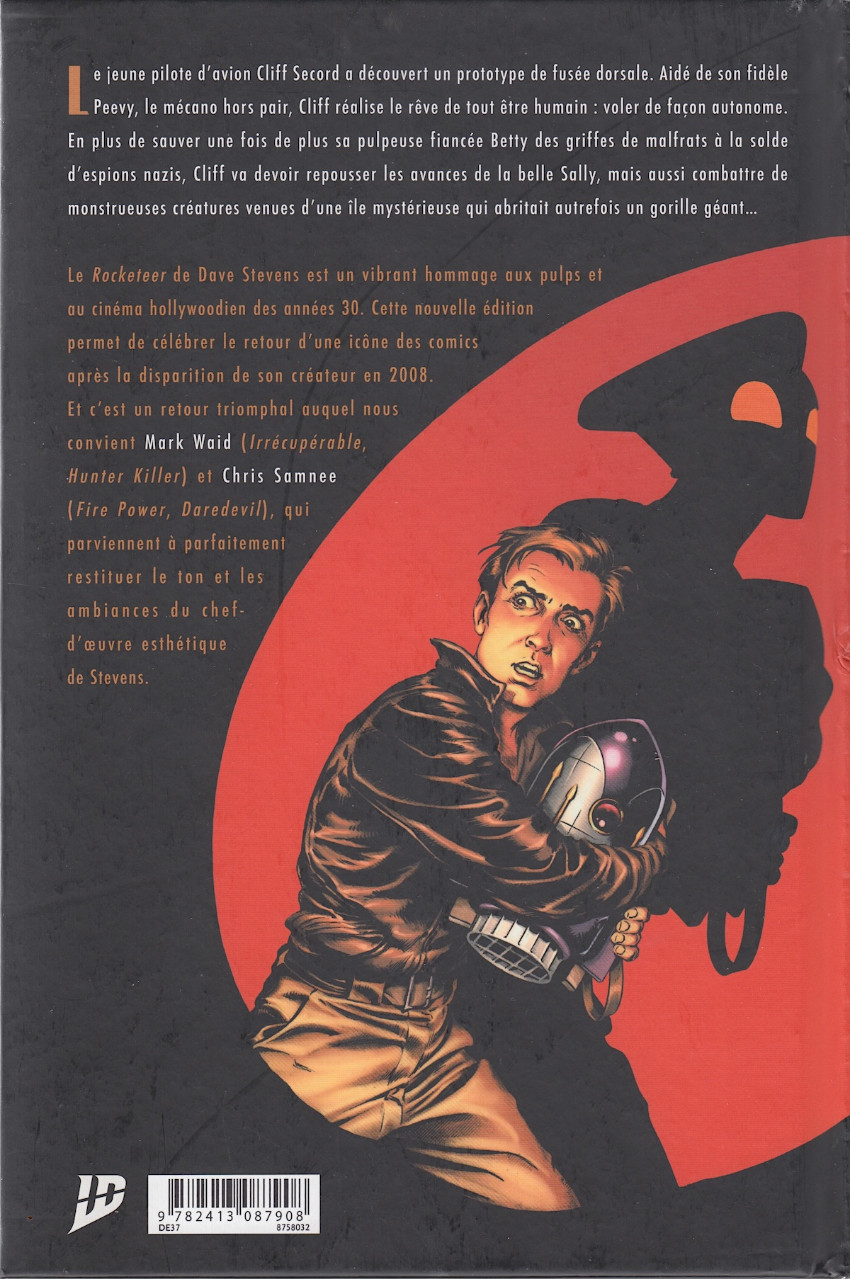 Verso de l'album Rocketeer : Nouvelles Aventures Tome 1 La cargaison maudite