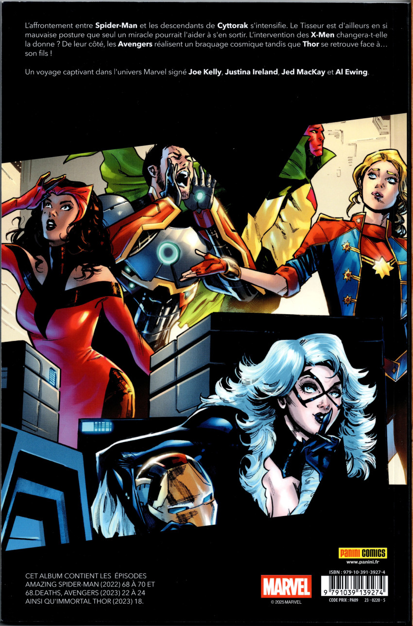Verso de l'album Marvel Comics (II) 22