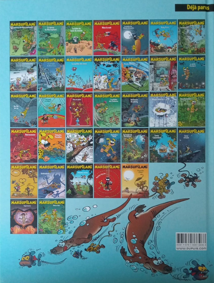 Verso de l'album Marsupilami Tome 21 Red monster