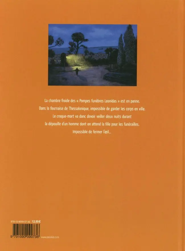 Verso de l'album Le Croque-mort