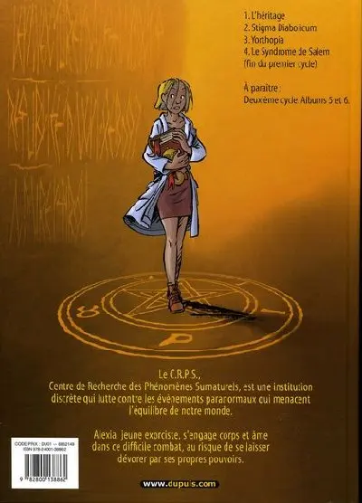 Verso de l'album Les Démons d'Alexia Tome 4 Le Syndrome de Salem