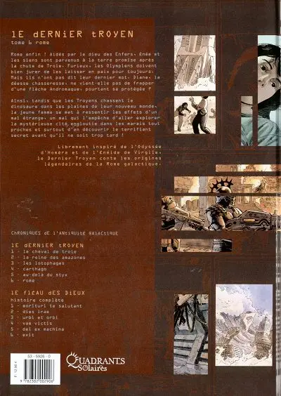 Verso de l'album Le Dernier Troyen Tome 6 Rome