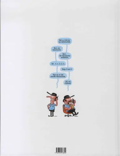Verso de l'album Flic & fun Tome 1