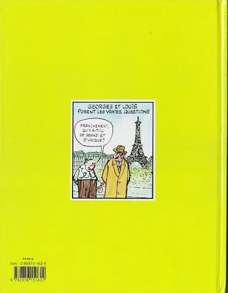 Verso de l'album Georges et Louis romanciers Tome 1 Georges et Louis racontent