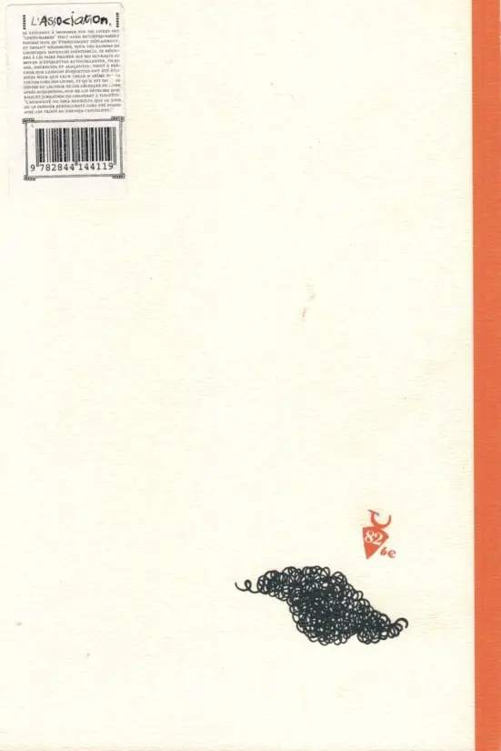 Verso de l'album Gribouillis