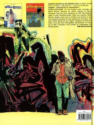 Verso de l'album A.D Grand-Rivière Tome 2 Culture diktat