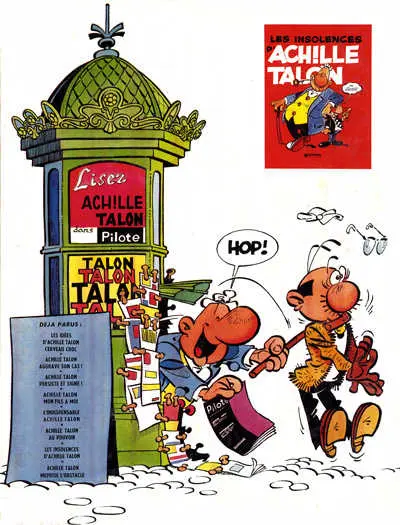 Verso de l'album Achille Talon Tome 8 Achille Talon méprise l'obstacle