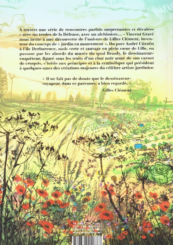 Verso de l'album Jardins des vagabondes Jardins des vagadondes