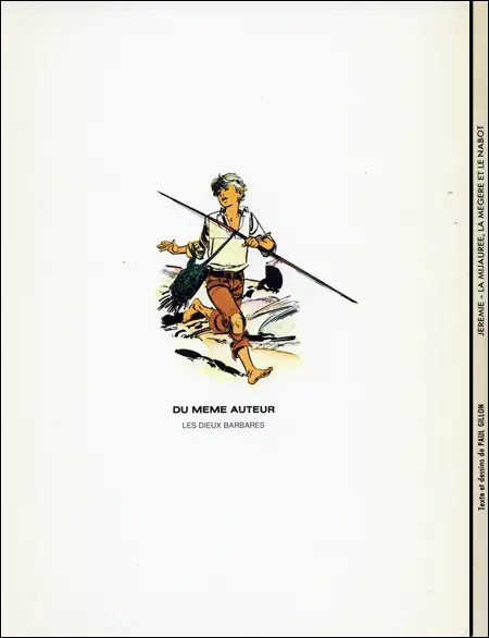 Verso de l'album Jérémie Tome 2 La mijaurée, la mégère et le nabot